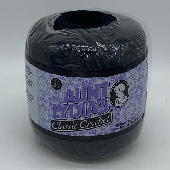 Lot Of 7 Crochet Thread Blue Black Turquoise Teal (Jade Blue) NEW Unopened Set - Picture 12 of 16